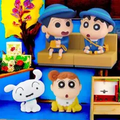 新品未開封4点セットクレヨンしんちゃんフィギュア