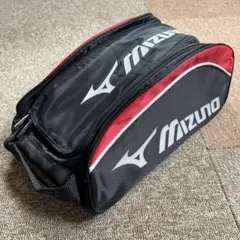 Mizuno シューズケース 黒/赤