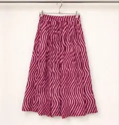 DRIES VAN NOTEN LEN LYE 総柄 ロング スカート パープルのサムネイル