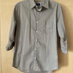 BACK NUMBER 7分袖シャツ ベージュ系 M