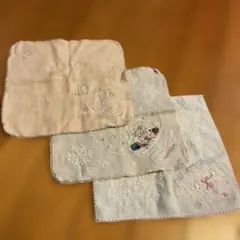JILL STUART 刺繍入りタオルハンカチ　3枚セット