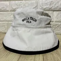 FILA フィラ　 ホワイト　白　 バケットハット　帽子　 57cm