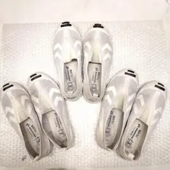 23cm 3足セット　ムーンスター　上履き　バイオテフ　白