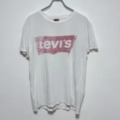 リーバイス Levi's Tシャツ L 白 ビッグロゴ バットウィング プリントのサムネイル