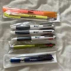 製薬会社ノベルティ　ボールペンセット 多色 6本