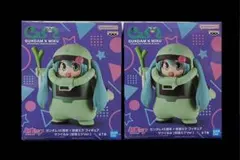 ガンダム45周年×初音ミク フィギュア ザクぐるみ 初音ミクVer.　2体セット