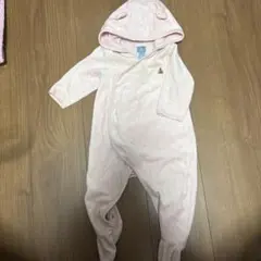 babyGap フード付きロンパース 6-9ヶ月 ピンク