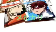 僕のヒーローアカデミア ヒロアカ ６期 スクエア缶バッジ 爆豪勝己 轟焦凍 希少