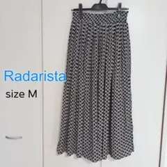 Radarista ラダリスタ 幾何学模様 プリーツスカート M