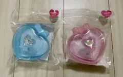 ハートコンパクトメモセット　バレエコア　ウサハナ　チャーミーキティ　２点セット