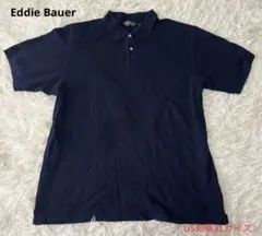 Eddie Bauer エディーバウアー　ポロシャツ ネイビーXLのサムネイル