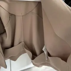 ベージュ ポリエステル トレンチコート