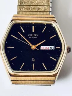 2*6様 CITIZEN クォーツ 腕時計 ブラック　CQ