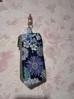 【ハンドメイド】花柄リップケース