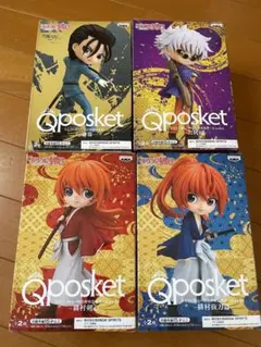 Qposket フィギュアるろうに剣心 4体セット バンダイ