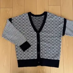幾何学模様　FREAK’S STORE レディース　カーディガン　サイズ　フリー