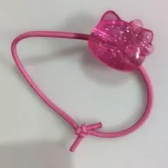【中古品】ピンク　HELLOKITTY　ヘアゴム