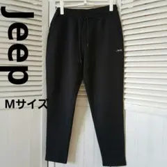 Jeep メンズ ブラック ジョガーパンツ ドローストリング付き Mサイズ