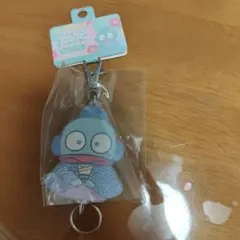 サンリオゆめふわ おもてなし　ラバーリールキーホルダーはんぎょどん