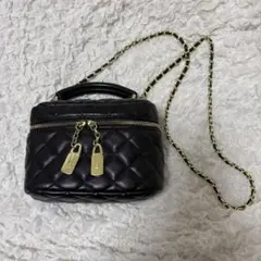 SHEIN キルティング バニティバッグ