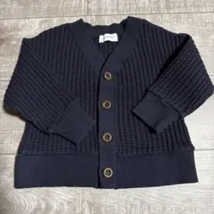 美品　quoti use fith ニットカーディガン　ネイビー　90