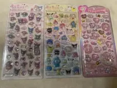 うるちゅるポップシール　サンリオ3枚セット