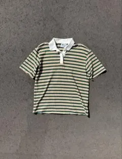 現行　adidas ボーダー ポロシャツ　M Y2K