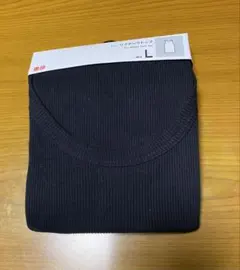 ユニクロ リブタンクトップ メンズ L