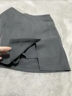 新品GRL グレー インパン付きスカート