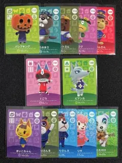 あつまれどうぶつの森 amiiboカード ビアンカ 1号 まいこちゃん 他12枚