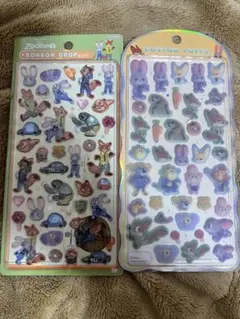 プ*ー様 【正規品】ズートピアボンボンドロップシールセット