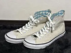 VANS ベージュ ハイカットスニーカー