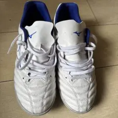 Mizuno サッカーシューズ 24.0cm 白/青