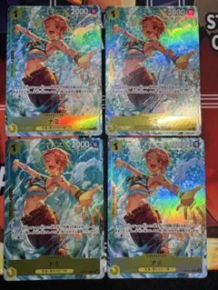 【4枚セット】ナミ R パラレル OP15-108 プレミアムカードコレクション