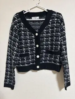 しまむら　ツイードカーディガン　Mサイズ