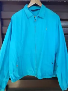 80s RALPH LAUREN スイングトップ L ターコイズ USA製