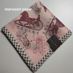 CELINE　大判ハンカチ　馬車柄