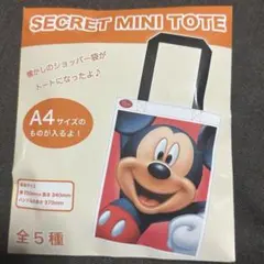 シークレットミニトート ディズニーストア