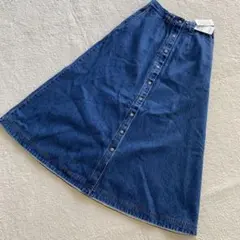 【2022年AWモデル・新品未使用】スローブイエナ　デニム　ロングスカート　36