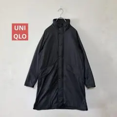 UNIQLO U パデッドノンキルト コート S ダークグレー