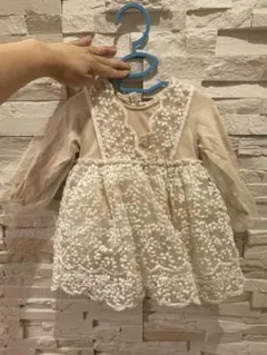 アイボリー ベビードレス 80cm