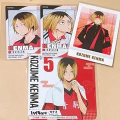 ハイキュー　孤爪研磨　ステッカー　カード　セット