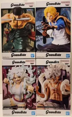 ワンピース Grandista フィギュア 4種セット - メルカリ