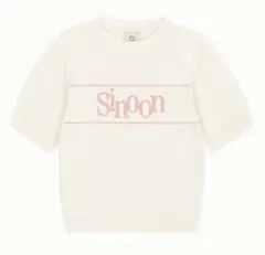 Sinoon Logo Half Knit ivory