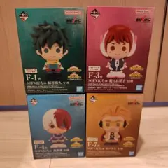 一番くじ ヒロアカ F賞 SOFVICちゅ 緑谷 麗日 轟 ホークス