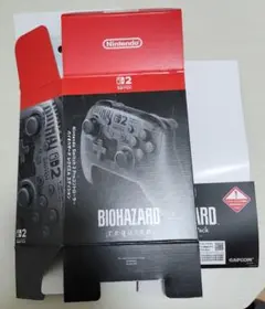 Biohazard Requiem 30th 空箱と台紙