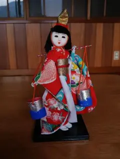 市松人形 七枚笠 赤い傘 - メルカリ