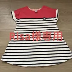 PETIT BATEAU 半袖ボーダーワンピース