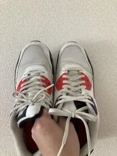 NIKE AIR MAX 90 ESSENTIAL red purple