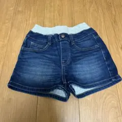 GU デニムブルー ハーフパンツ 110cm